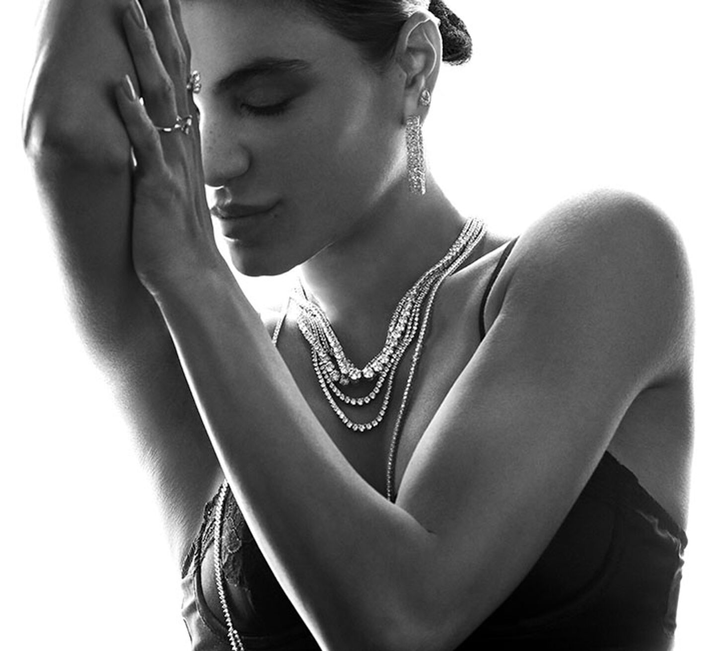 Woman wearing ALTR jewellery