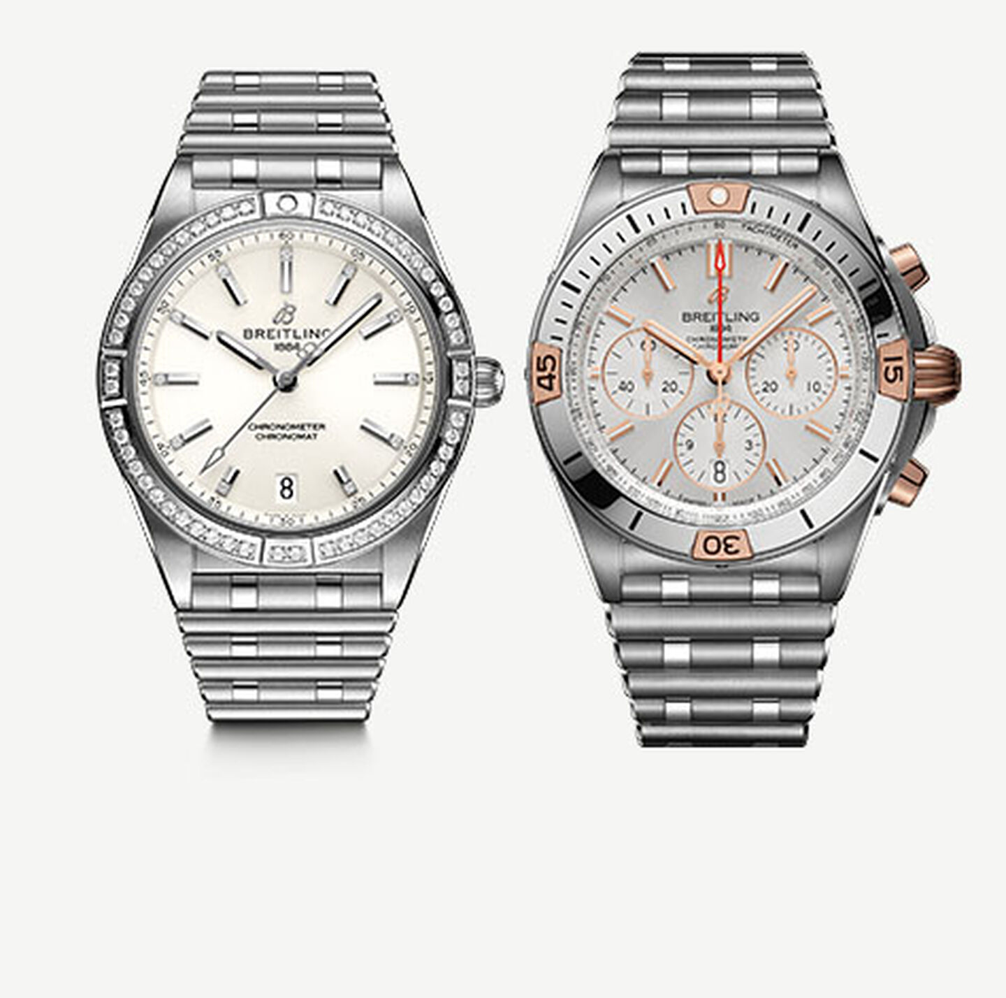 Breitling watches for her and him