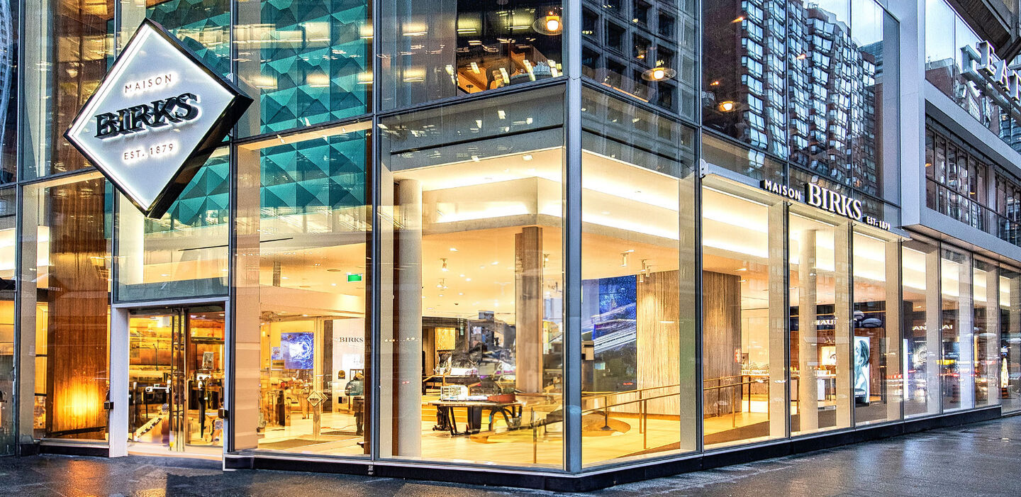 The exterior of the Maison Birks store on Bloor Street in Toronto.