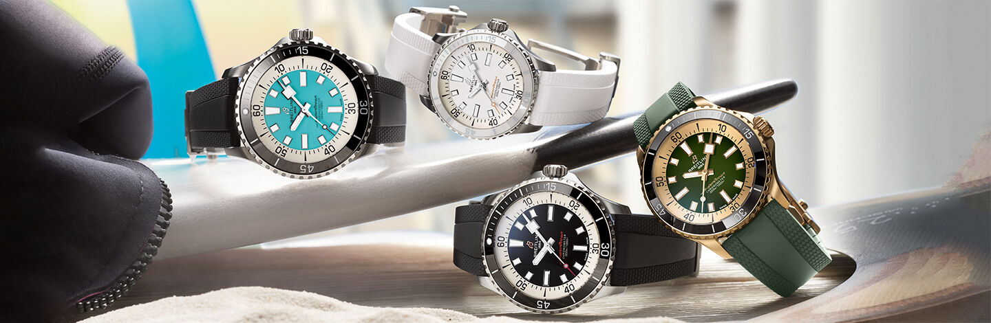 4 Breitling Superocean watches