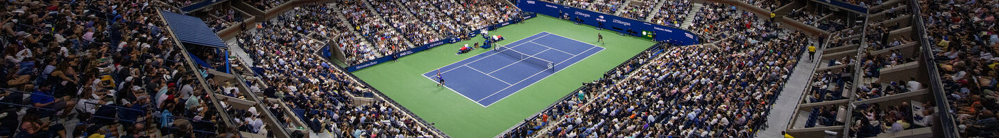 US Open tennis match