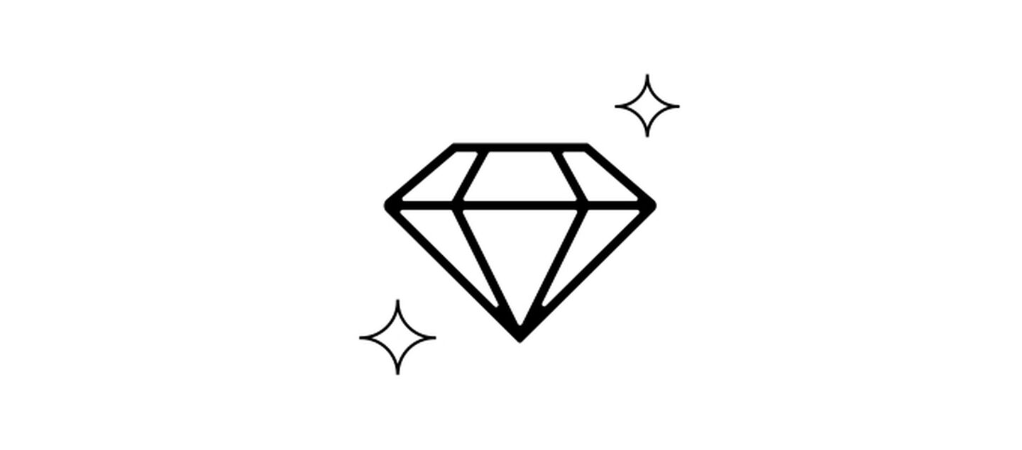 An illustration of a diamond.