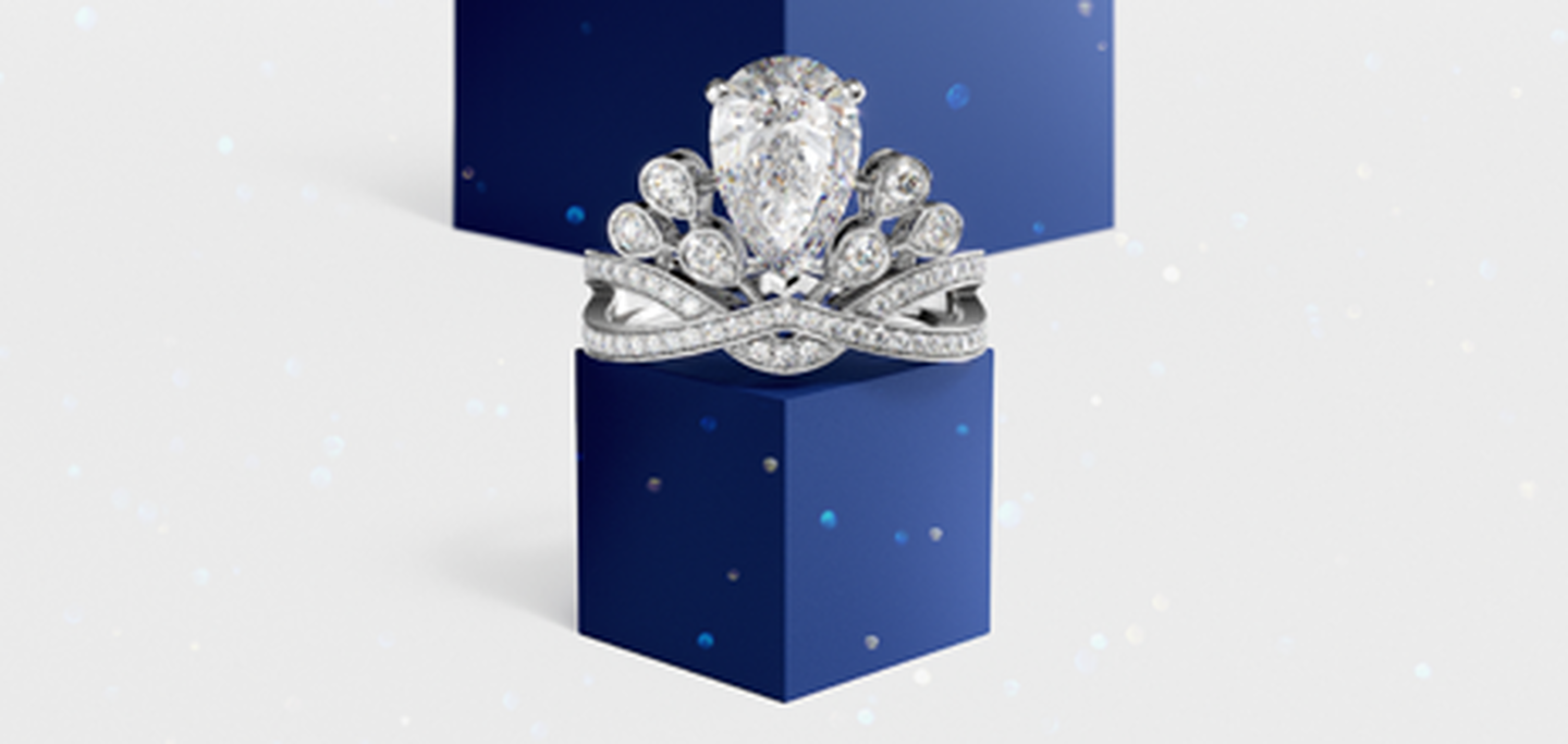 A Chaumet Josephine engagement ring.