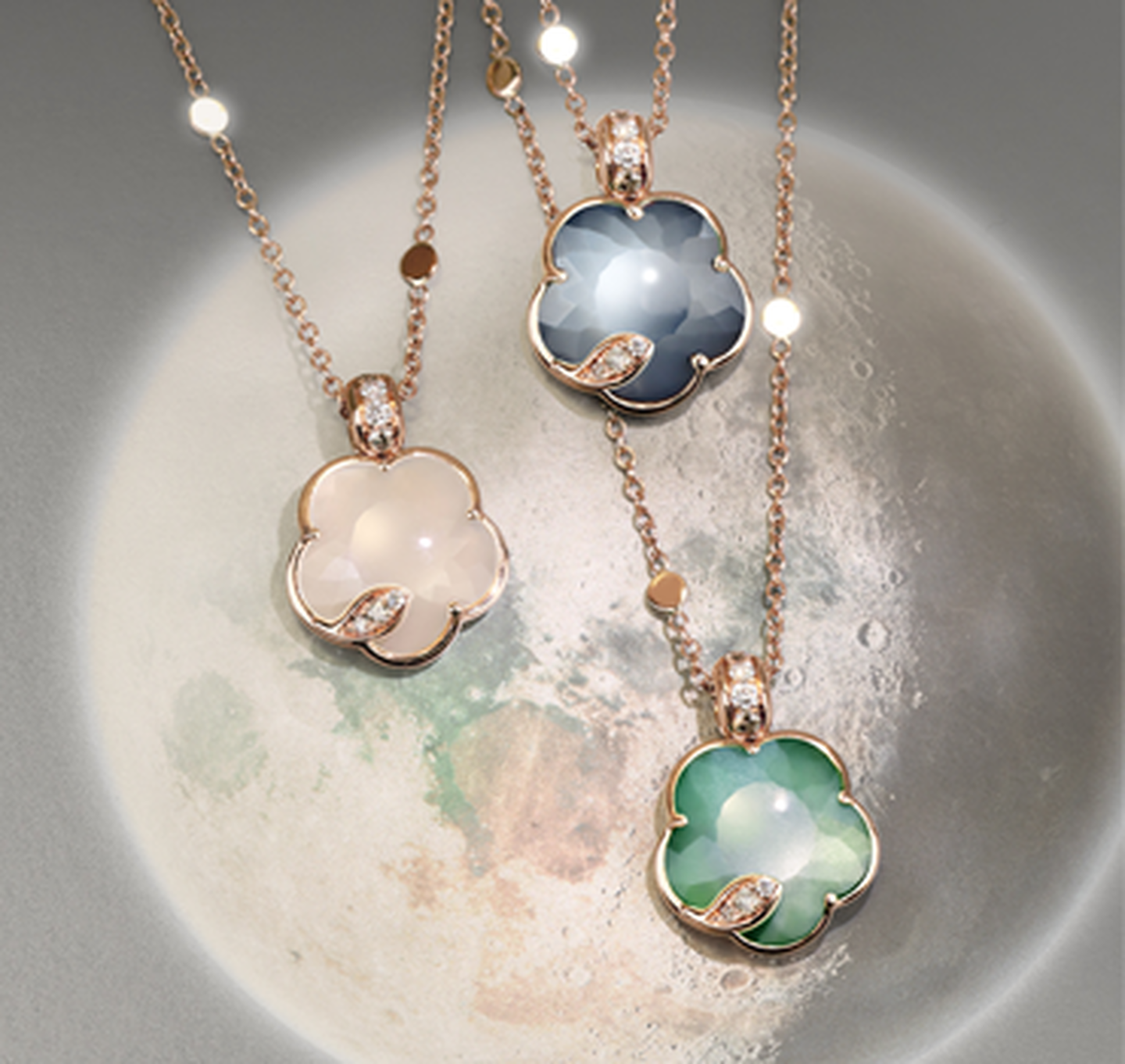 Three Pasquale Bruni necklaces.