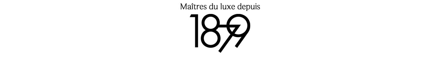 "Maltres du luxe depuis" Logo