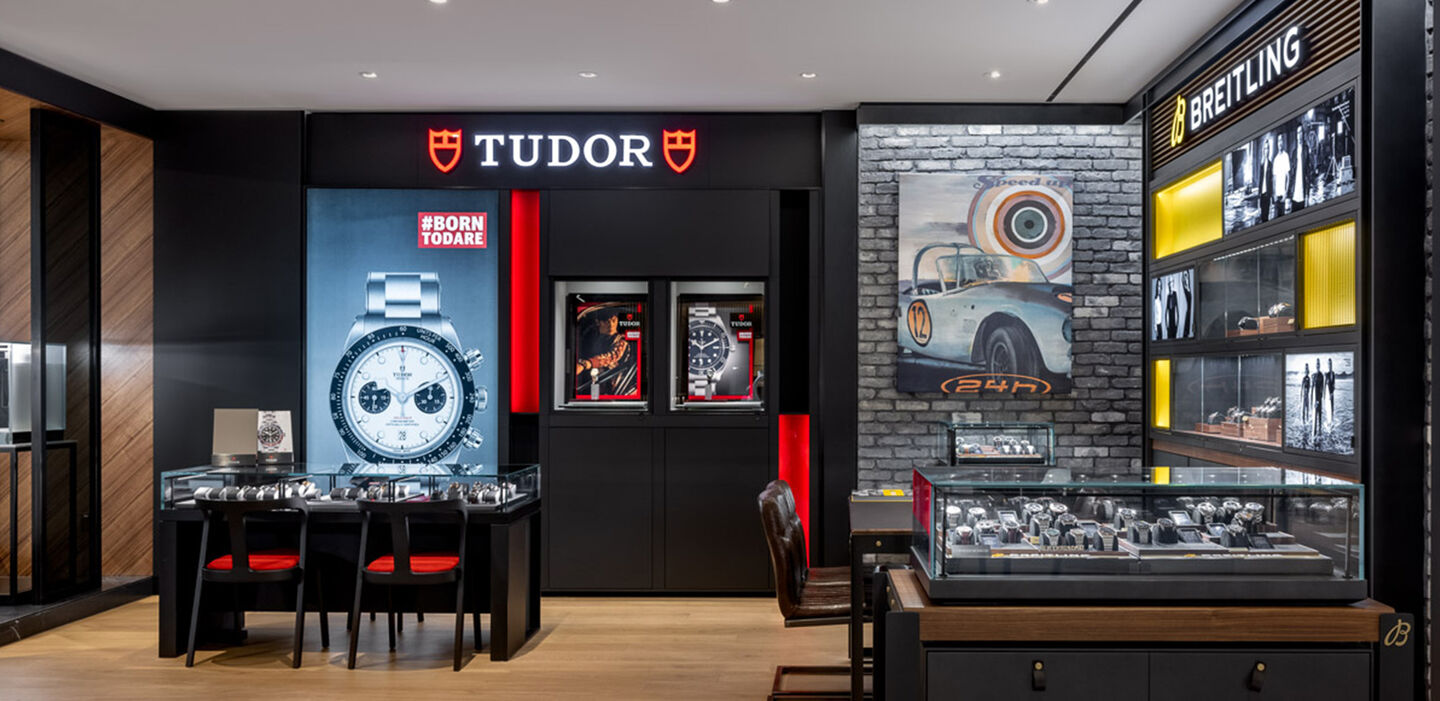 The TUDOR Showroom at Maison Birks in downtown Calgary.