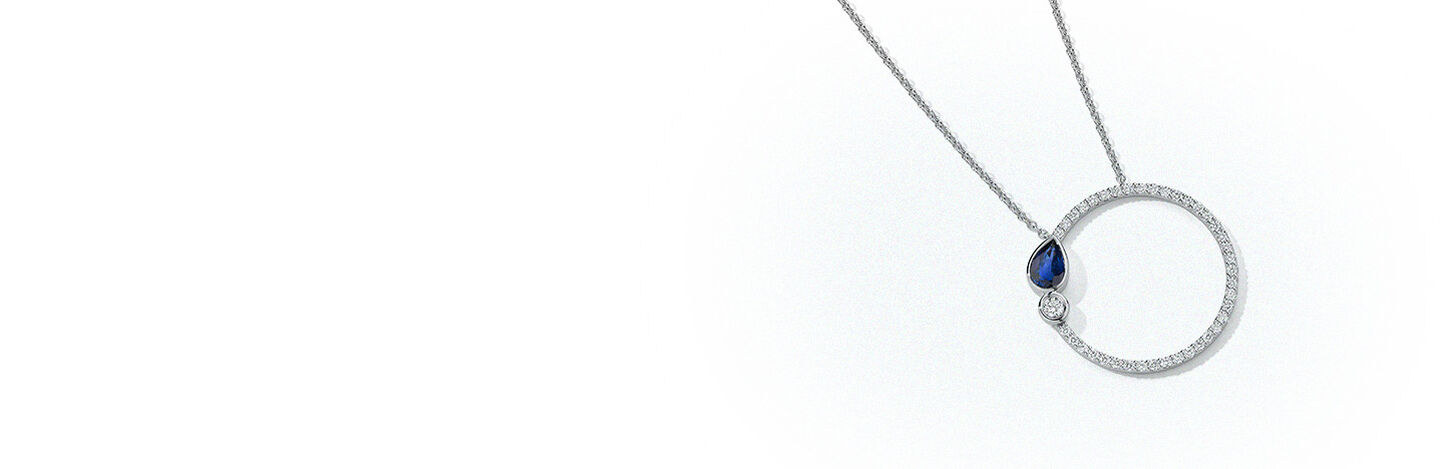 Bijoux avec saphirs