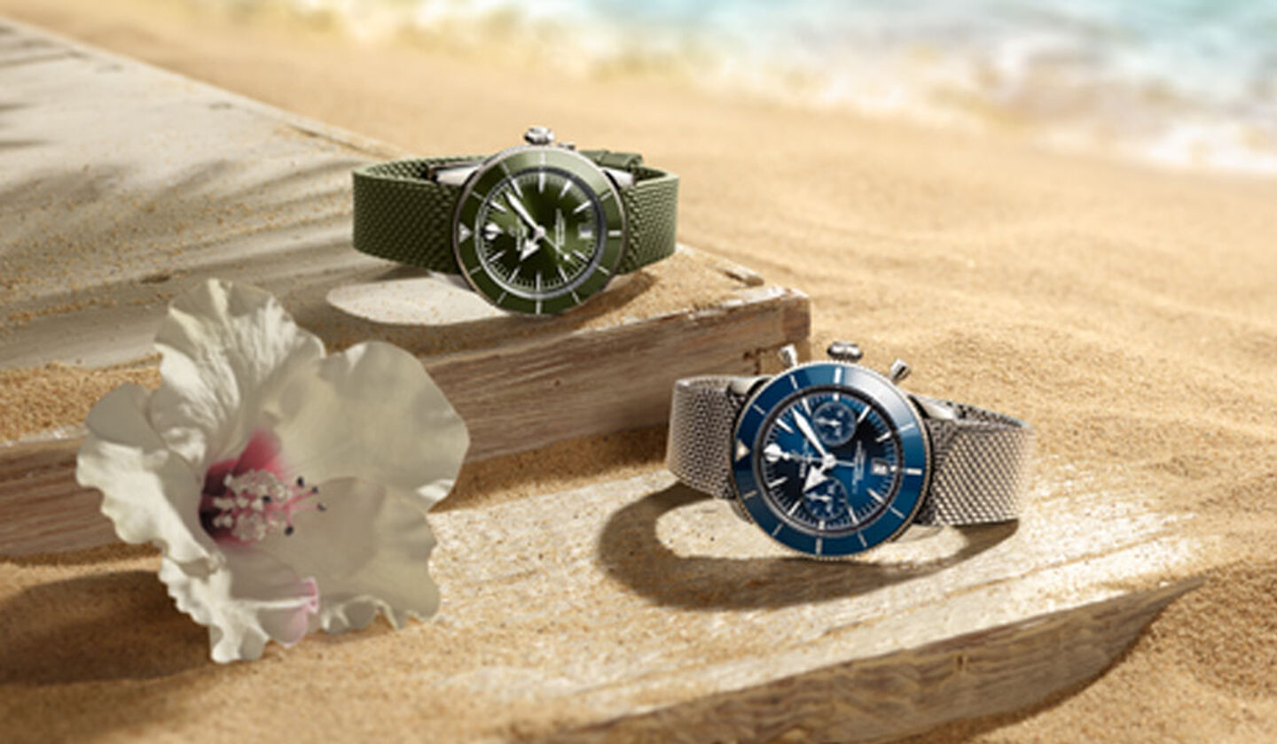 Breitling Superocean Heritage watches.