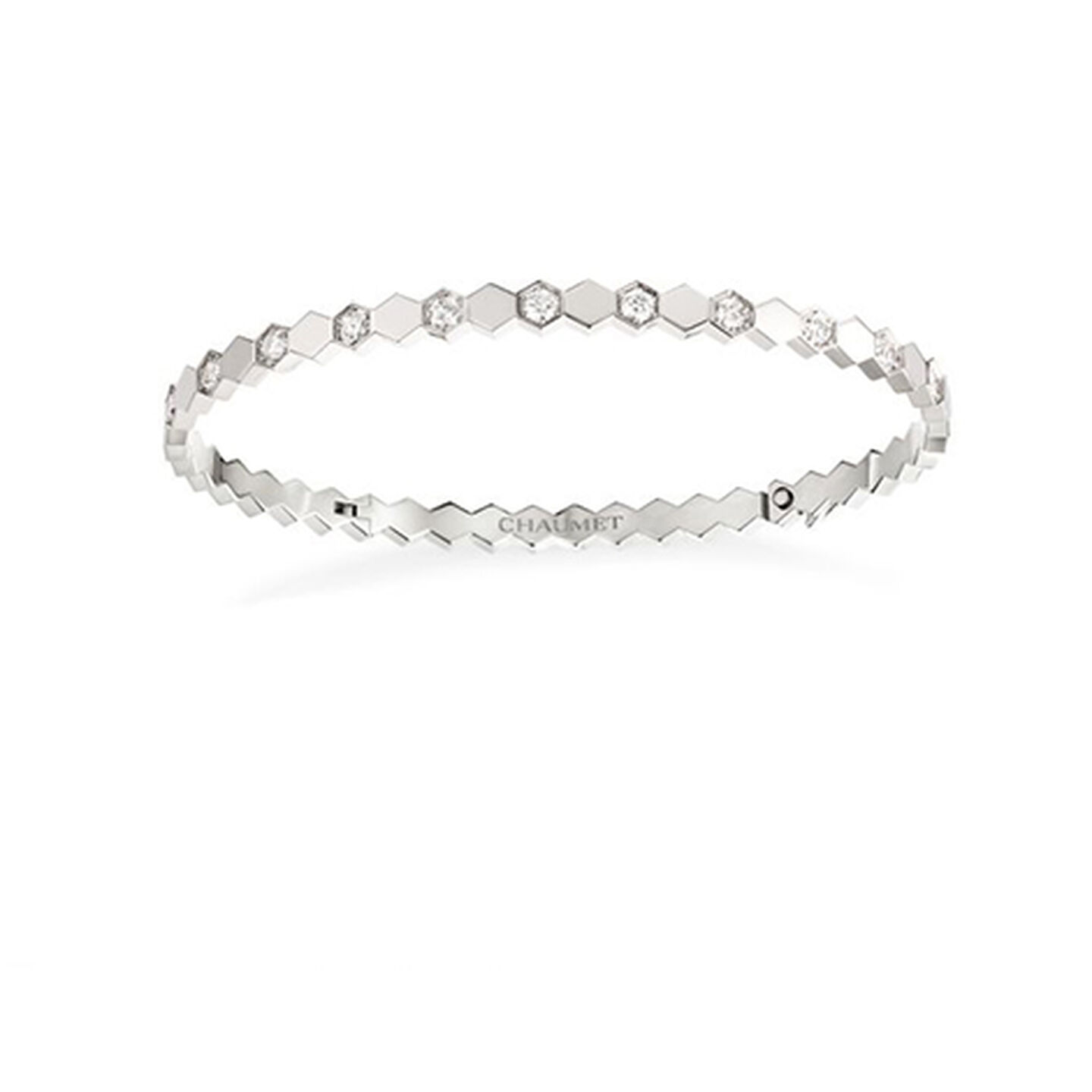 Bracelet en or blanc et diamants Bee My Love