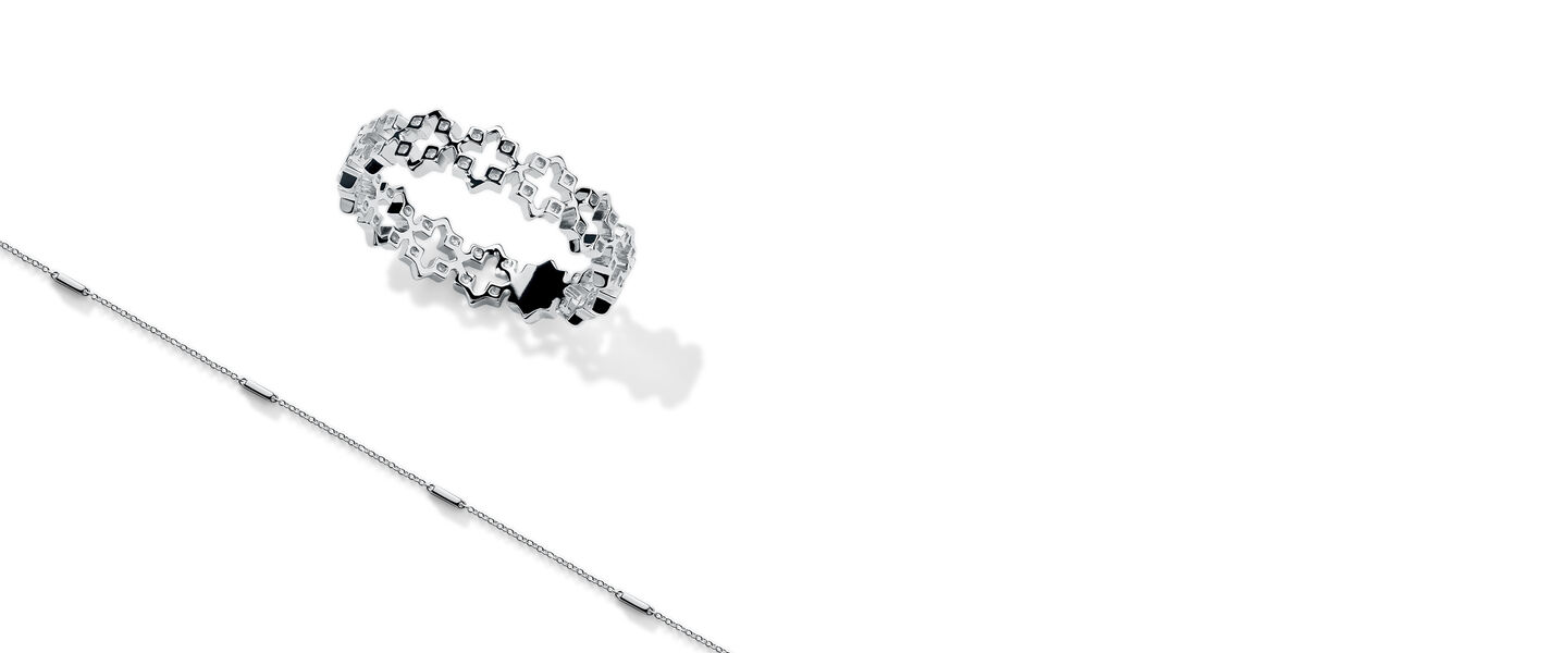 Sterling Silver Ring and Necklace
