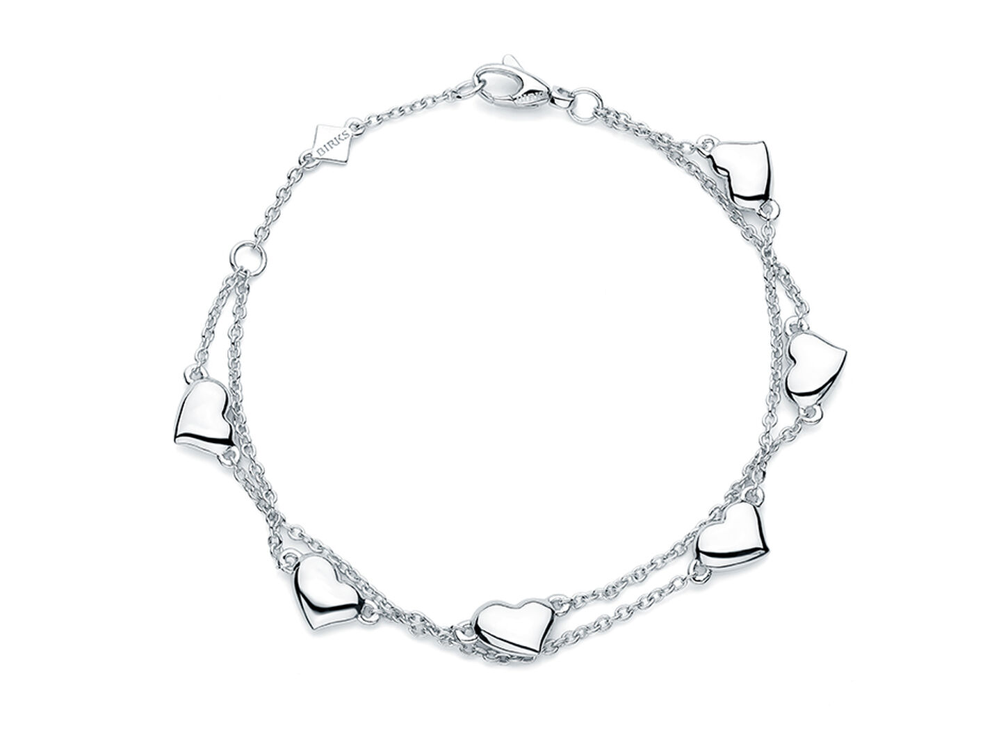 Bijoux Birks Silver Hearts Bracelet for Kids