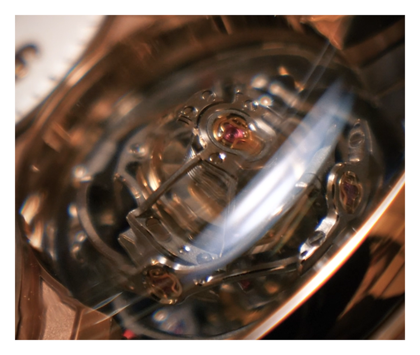 Closeup of a watch.