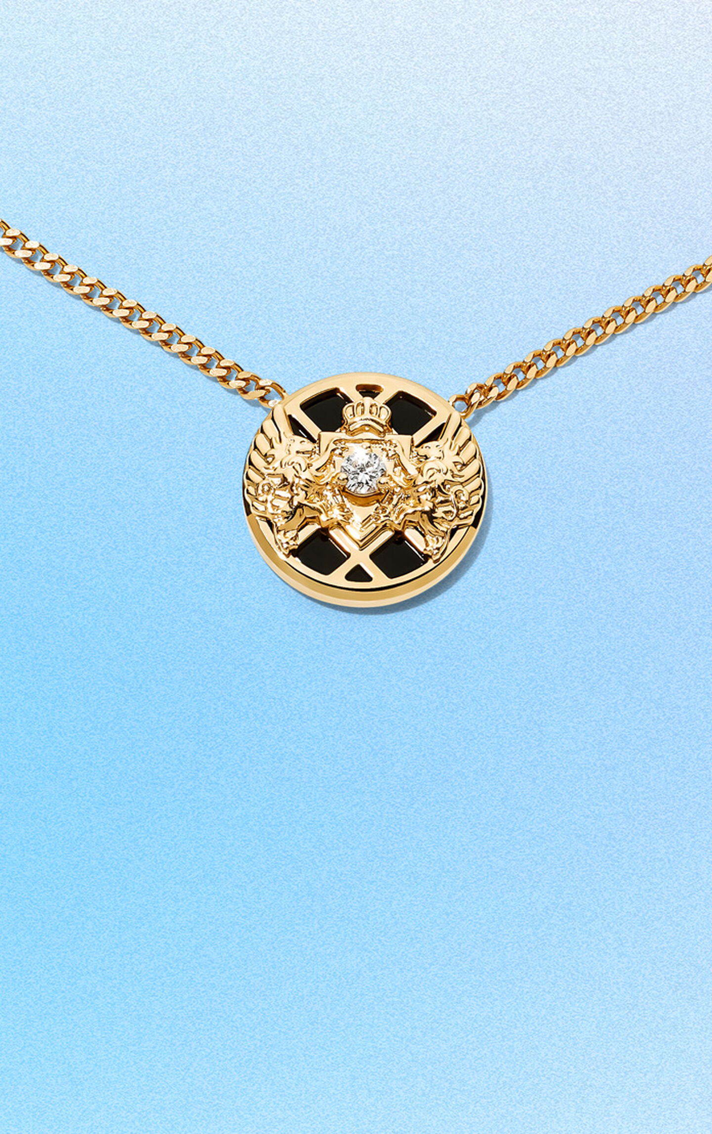 Balmain gold Emblem ring