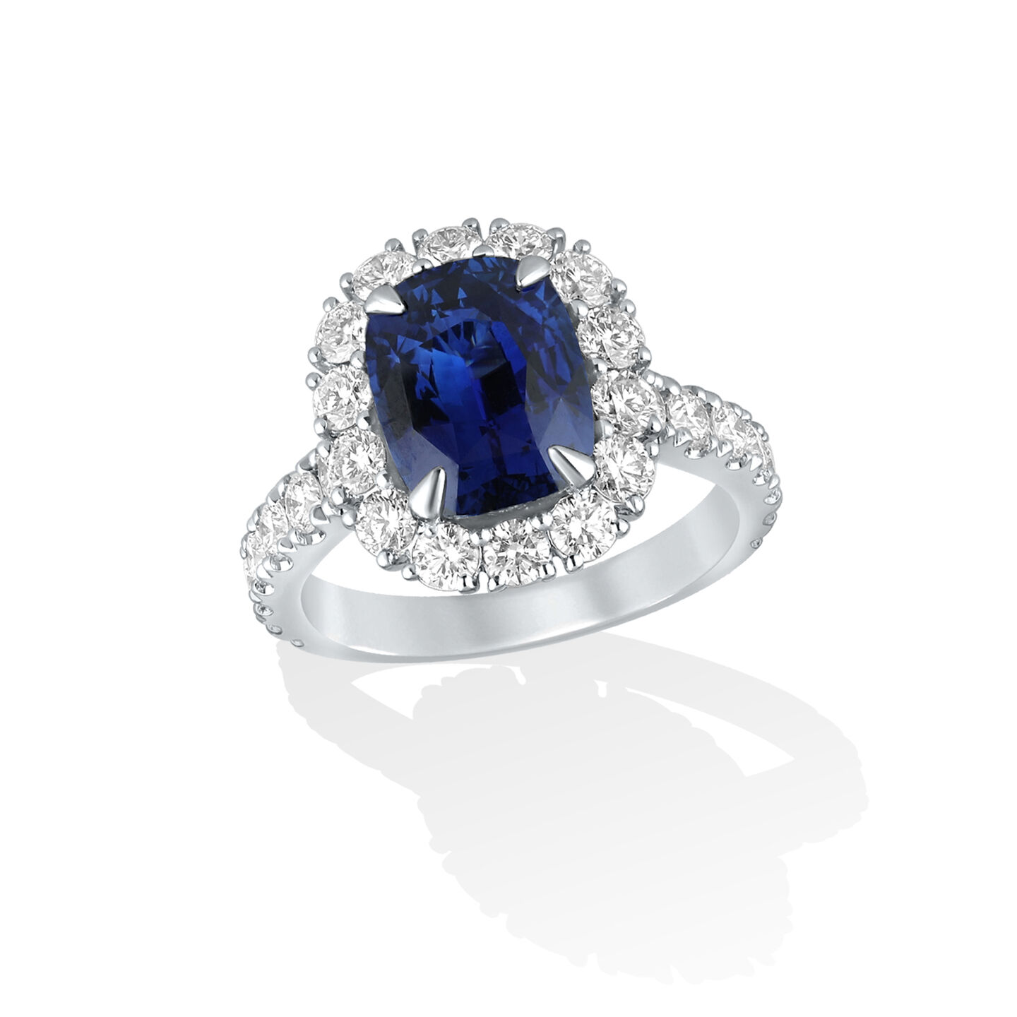 Birks Pure Desire sapphire and diamond ring.