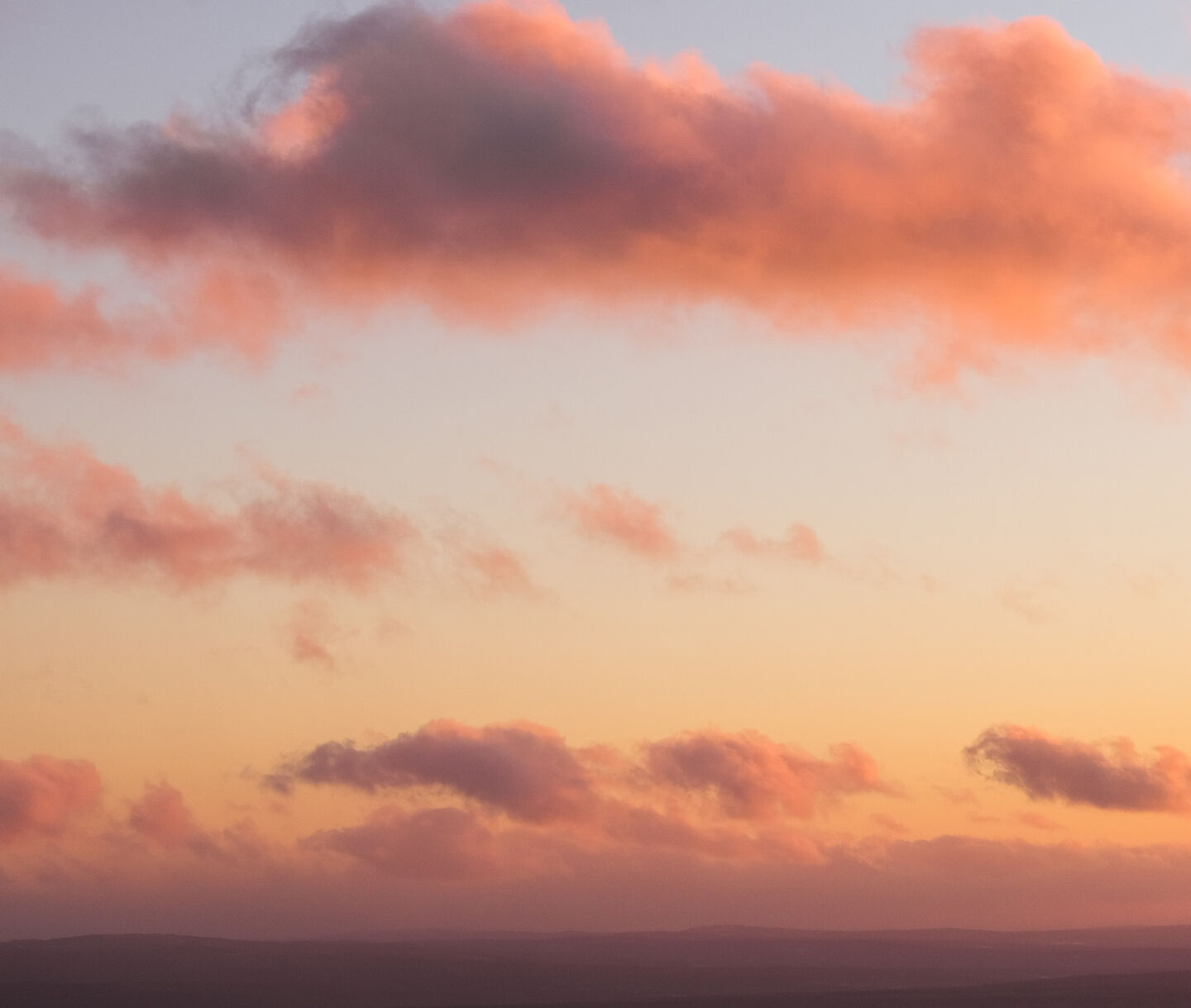 A photo of the sunset