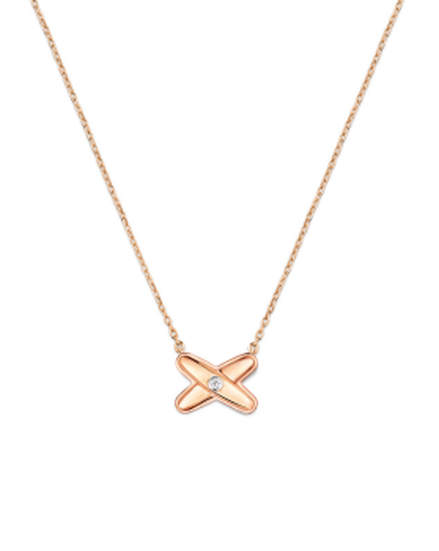 Chaumet Liens necklace on a white background.