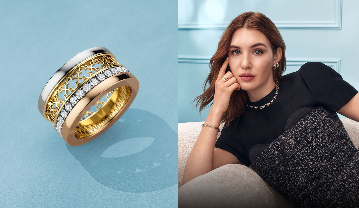 Sophie Nelisse wearing Birks Dare to Dream jewellery.