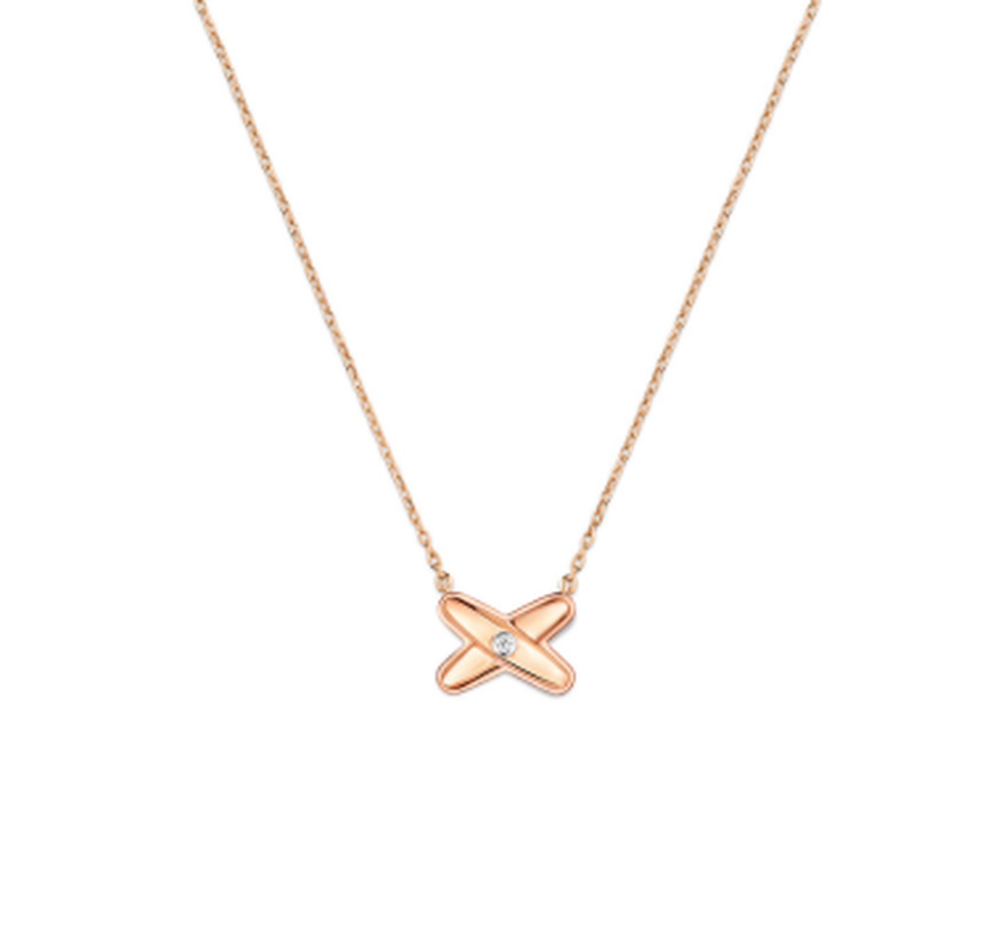 Chaumet Liens necklace on a white background.