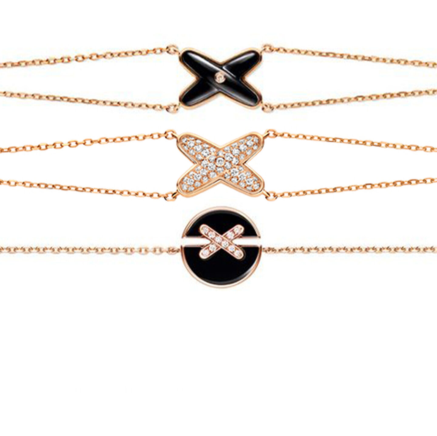 Trois bracelets Jeux de Liens