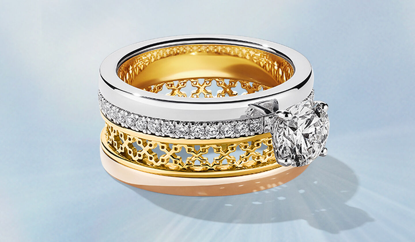 Bague de fiançailles Birks Dare to Dream à diamant solitaire rond