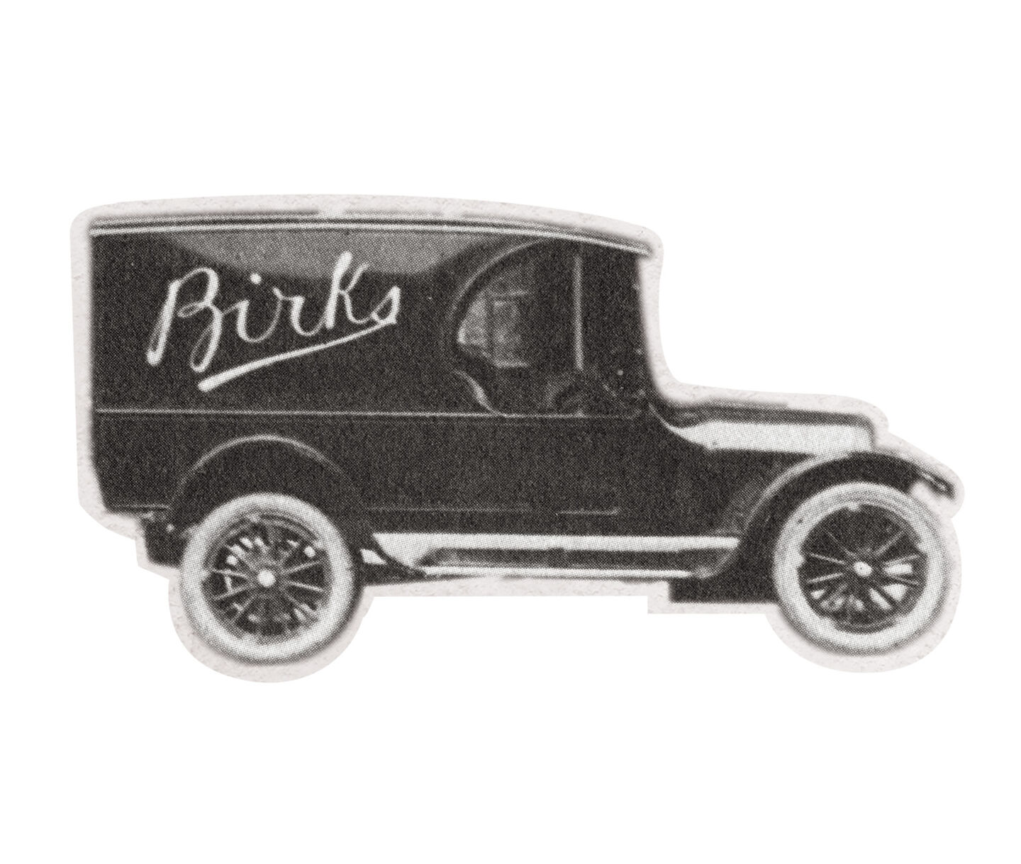 An illustration of a Birks car. 