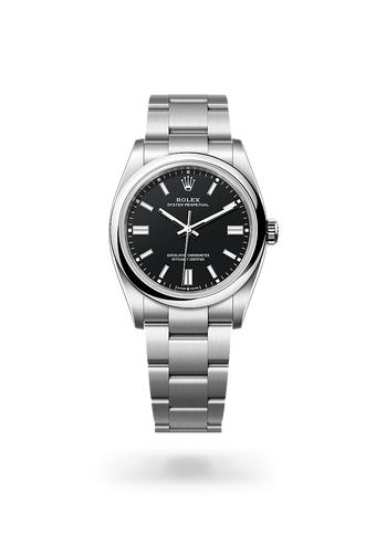 rolex Oyster Perpetual en acier Oystersteel, M126000-0014 - Maison Birks
