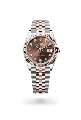 rolex Datejust in Everose Rolesor, m126231-0053 - Maison Birks