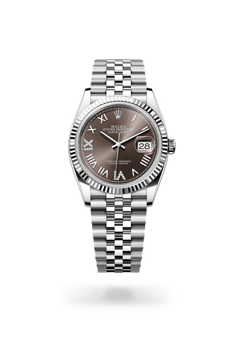 rolex Datejust in White Rolesor, M126234-0071 - Maison Birks