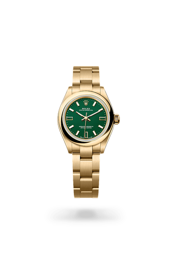 rolex Oyster Perpetual in 18 ct yellow gold, M276208-0002 - Maison Birks
