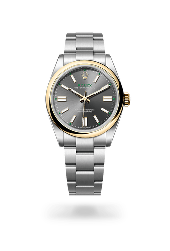 rolex Oyster Perpetual en Rolesor jaune, M134303-0001 - Maison Birks