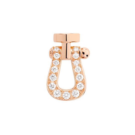 Rose Gold and Diamond Pavé Stud Earring image number 0