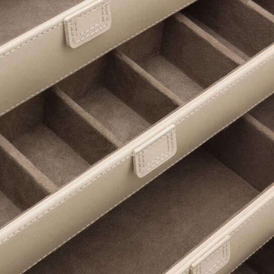 WOLF Caroline Ivory Extra Large Jewellery Case Details image number 4