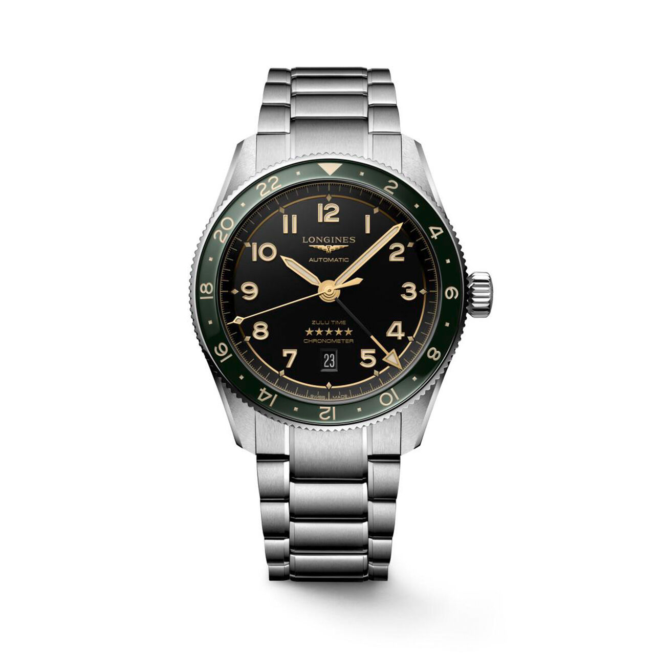 Longines Spirit Zulu Time Automatic GMT 42 mm Stainless Steel L3.812.4.63.6 image number 0