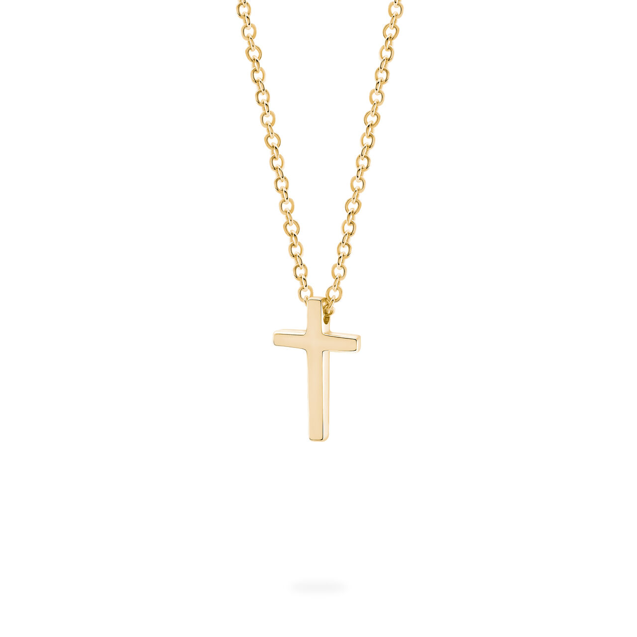 Birks Essentials Yellow Gold Cross Pendant for Kids image number 1