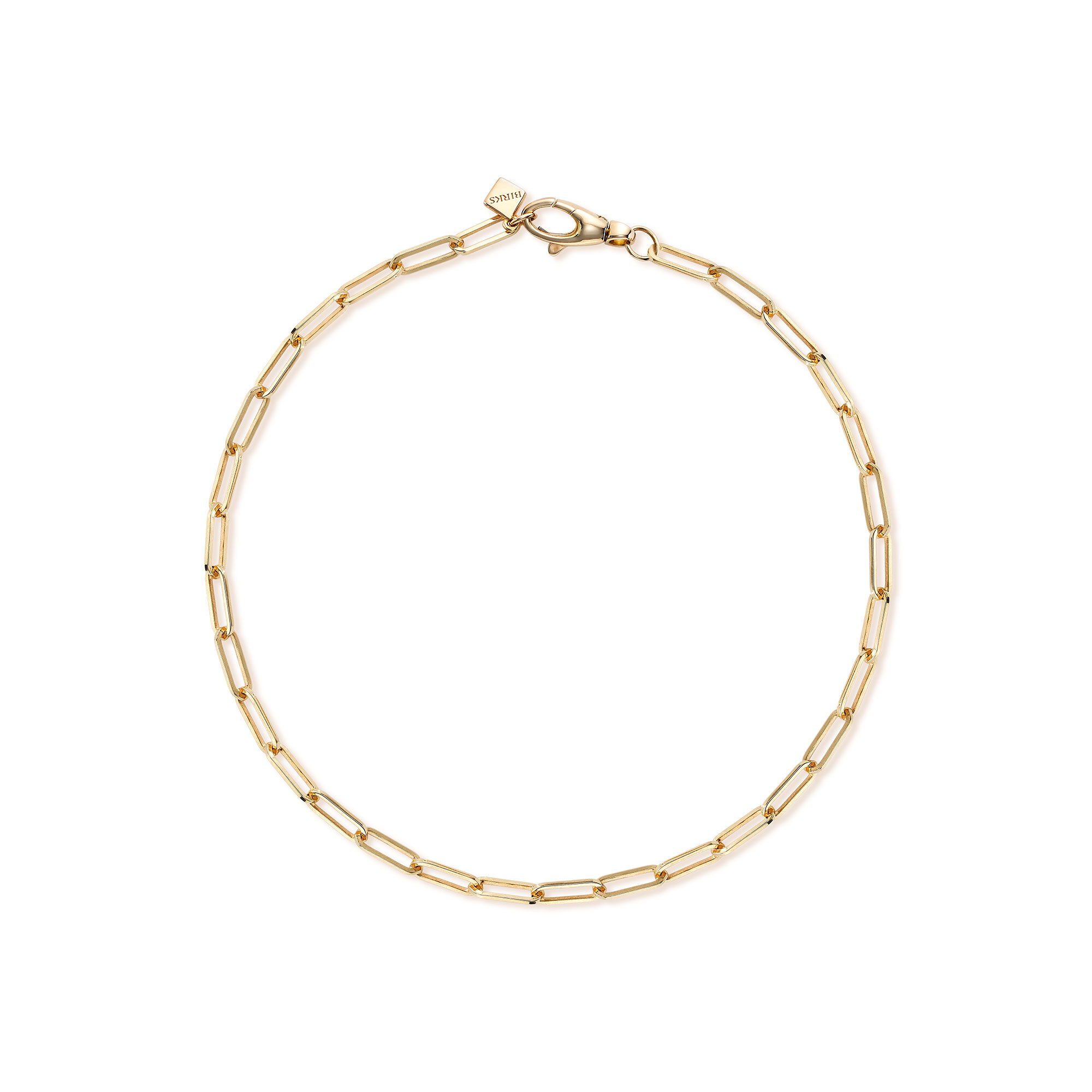 Birks Essentials Yellow Gold Cable Chain Bracelet