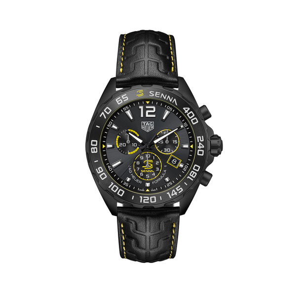 Formula 1 X Senna Quartz Chronograph 44 mm DLC Stainless Steel