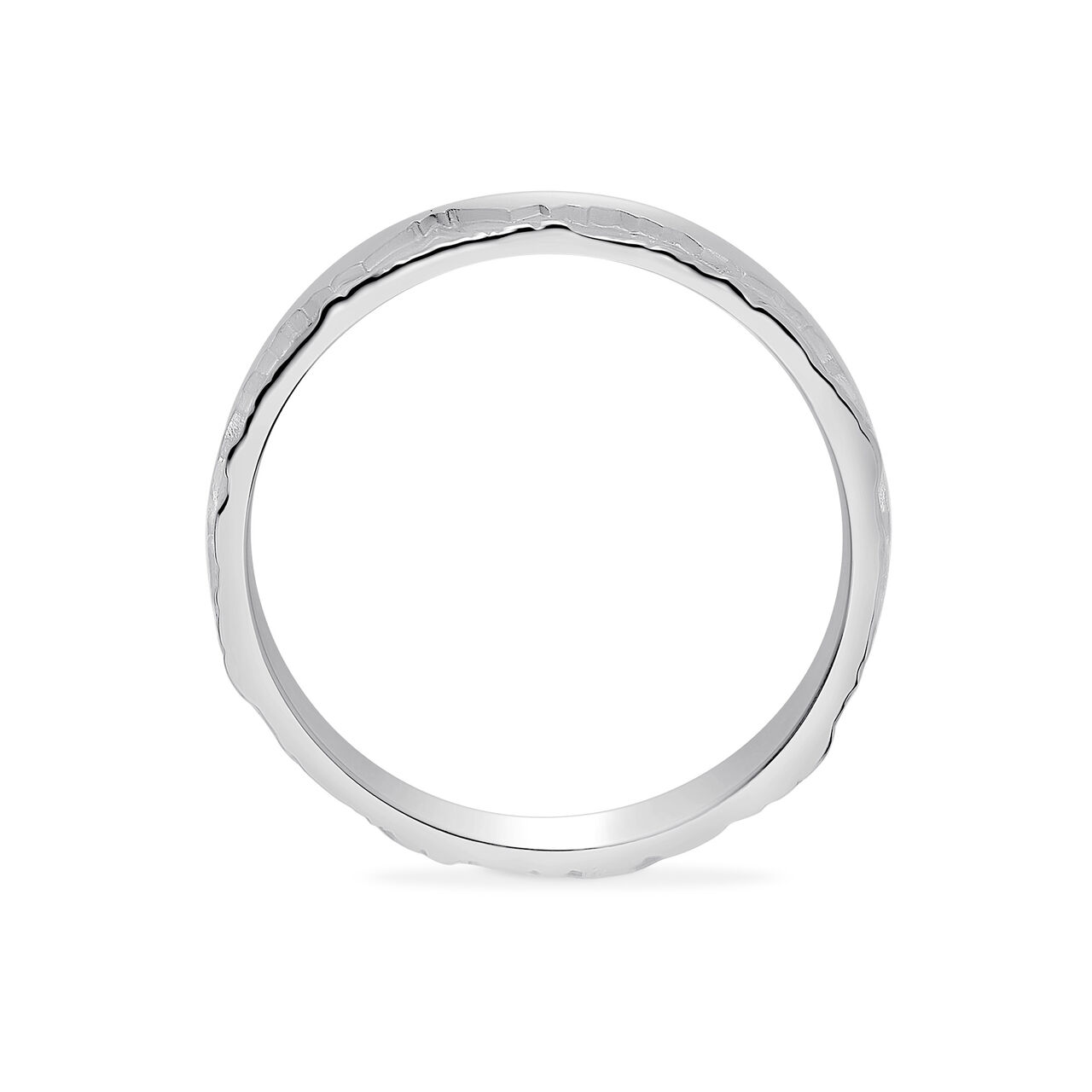 Birks Essentials Sterling Silver Men's Mountain Ring image number 3