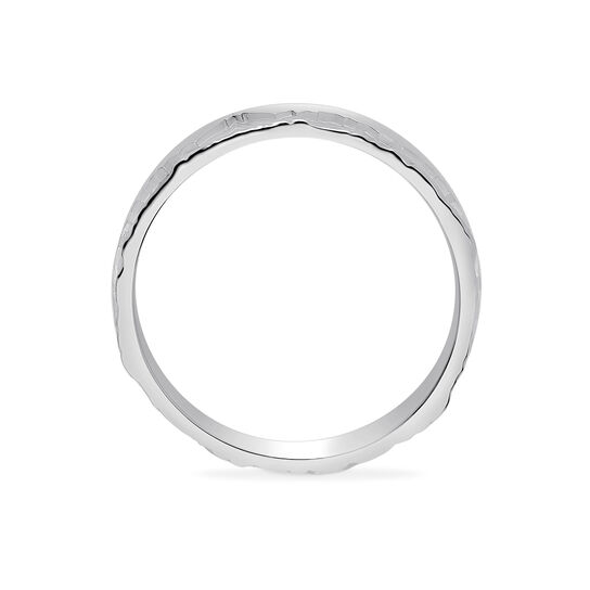 Birks Essentials Sterling Silver Men's Mountain Ring image number 3