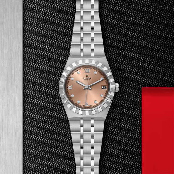 TUDOR Royal Automatic 34 mm Stainless Steel and Diamond