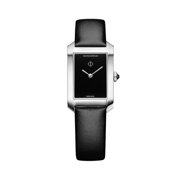 Hampton 35 x 22 mm quartz en acier inoxydable