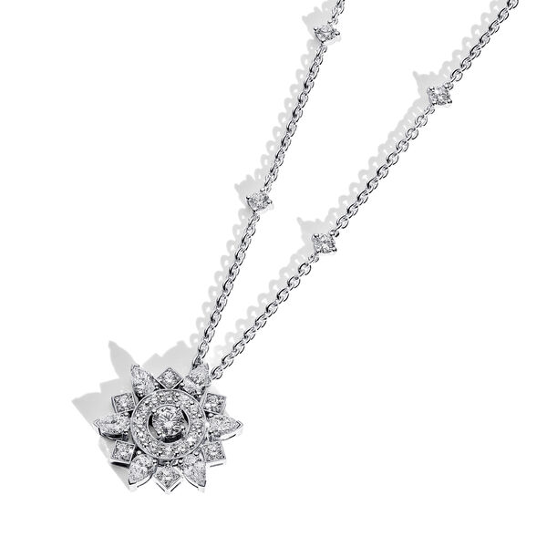 White Gold and Diamond Pendant