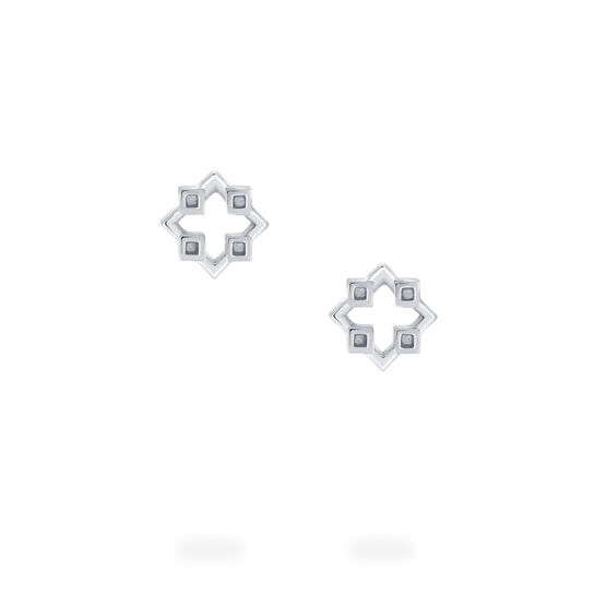 bijoux birks iconic silver muse earrings image number 2