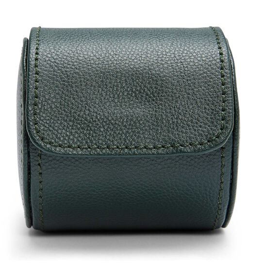 WOLF British Racing Green 1 Piece Watch Roll image number 0