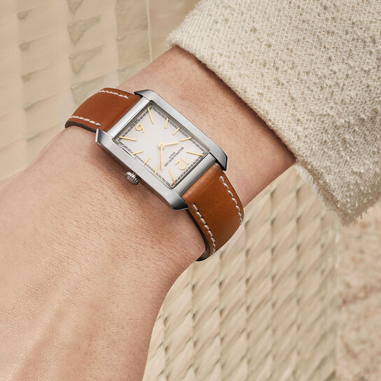 Hampton 35 X 22 mm quartz en acier inoxydable image number 1