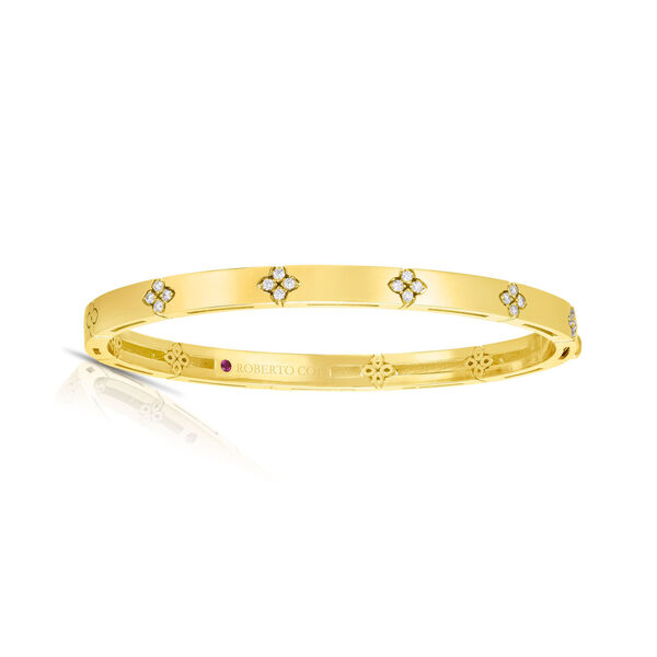 Bracelet jonc Love In Verona en or jaune et diamants