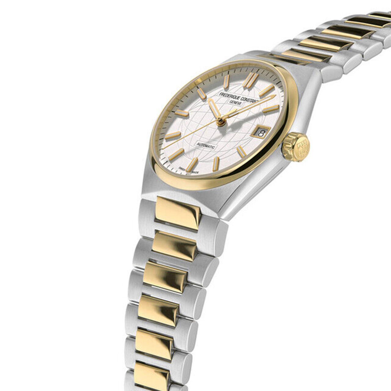 Frederique Constant Highlife Automatic 34 mm Yellow Gold Plated Stainless Steel FC-303V2NH3B Angle image number 1