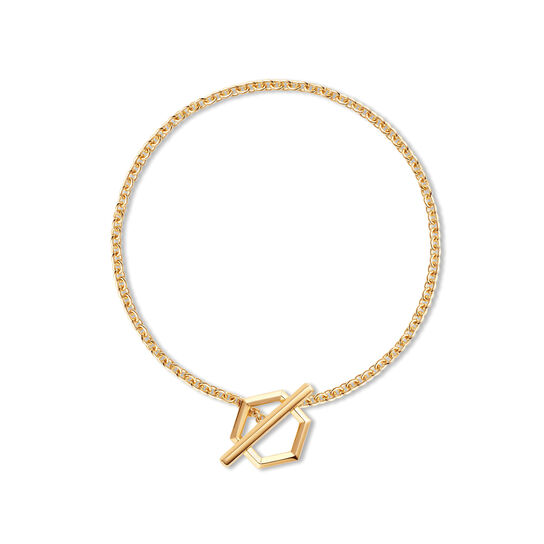 Bijoux Birks Bee Chic Yellow Gold Hexagon Toggle Bracelet image number 0