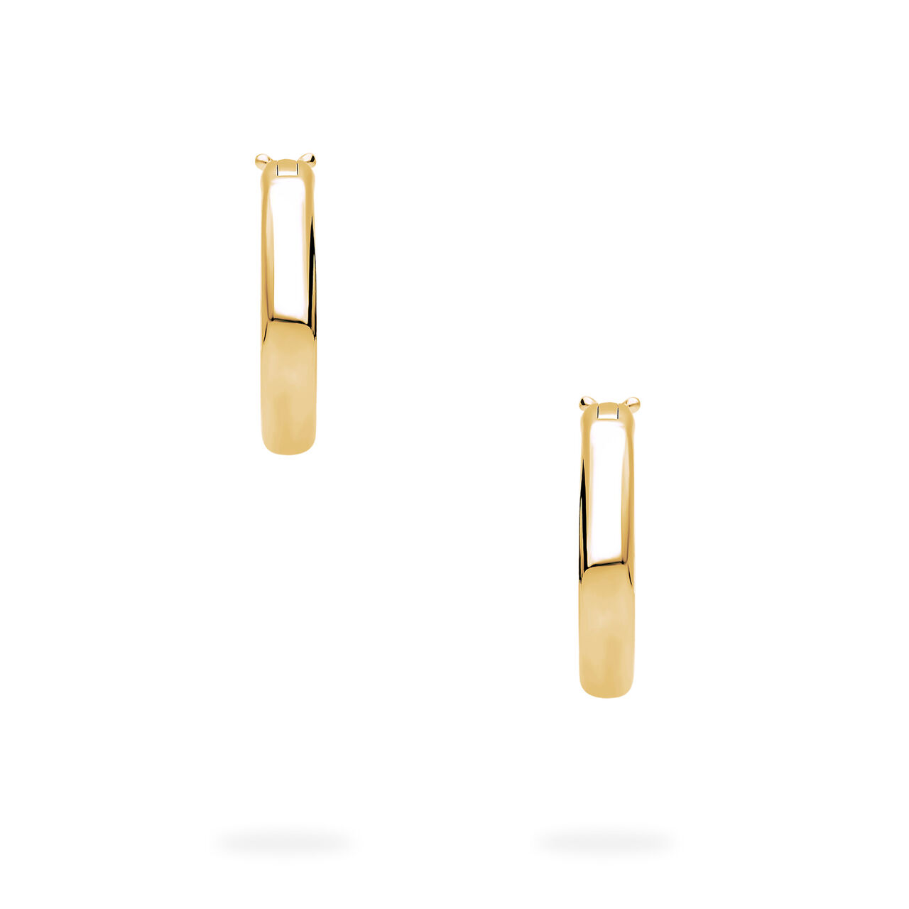 Birks Essentials Yellow Gold Huggie Earrings image number 2