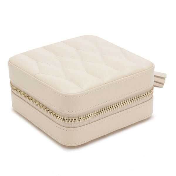 Caroline Ivory Travel Zip Case