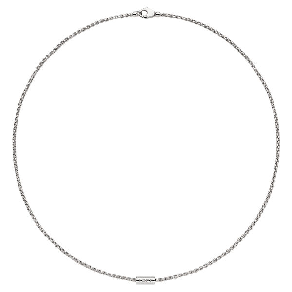 Aria White Gold and Diamond Necklace